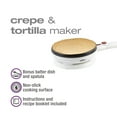 Salton Crepe & Tortilla Maker, CM1337, White