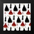 thumbnail image 2 of Kimberly, Allen 15x15 Black Modern Framed Museum Art Print Titled - Paris Couture 2, 2 of 5