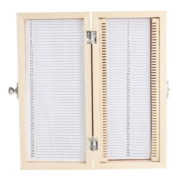 Prepared Slide Box, Microscope Neatly Placed for School Student