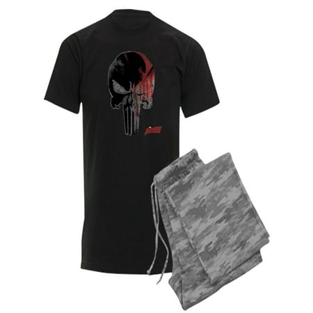 

CafePress - Punisher Skull Bloody - Men s Dark Pajamas