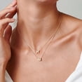 thumbnail image 2 of Collar con inicial de moda para joyería colgante de mujer, Gargantilla con letras cortadas de Color dorado, con un solo nombre, regalo, envío directo, 2 of 3