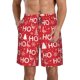thumbnail image 1 of Fotbe Christmas Hohoho Trajes de Baño Estampados para Hombre, Shorts de Verano de Secado Rápido, Ropa de Playa, Bañadores-Medium, 1 of 6