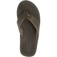 thumbnail image 4 of Dockers Mens Etched Flip Flop Sandal, Taupe, Size 8, 4 of 6