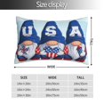 thumbnail image 4 of Disketp Pillow Covers Cute Gnomes In Usa Pattern Throw Pillow Case Cushion Covers,Cushion For Bedroom,Couch,Home-14"X20", 4 of 9
