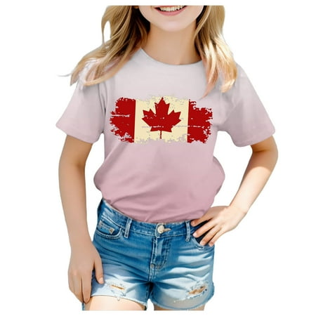 

Jackets for Girls Short Sleeve Tee Summer Crewneck T Shirt Casual Fit Basic Shirts Tops for Teen Girls