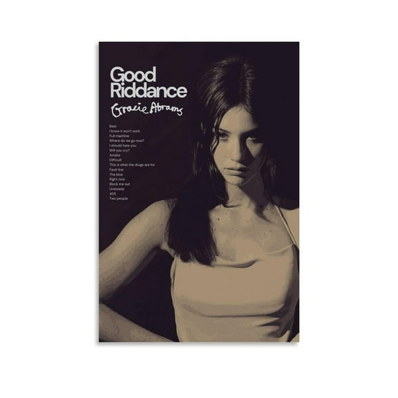 Gracie Abrams Good Riddance Album Poster Poster 90s Canvas Wall Art Room Aesthetic Decor Posters