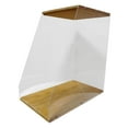 thumbnail image 1 of Siruishop Record Player Stand Storage Crate Simple Wood Ornament for Office Home files, 1 of 8