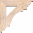 thumbnail image 3 of Ekena Millwork 4"W x 20"D x 24"H Olympic Arts & Crafts Rough Sawn Bracket, Western Red Cedar, 3 of 4