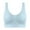 30# Light Blue, variant on Cyglowse Seamless Yoga Bras for Women Comfortable Padded Gathering Bra Wireless Push Up Workout Running Bras, No Underwire Pink 36