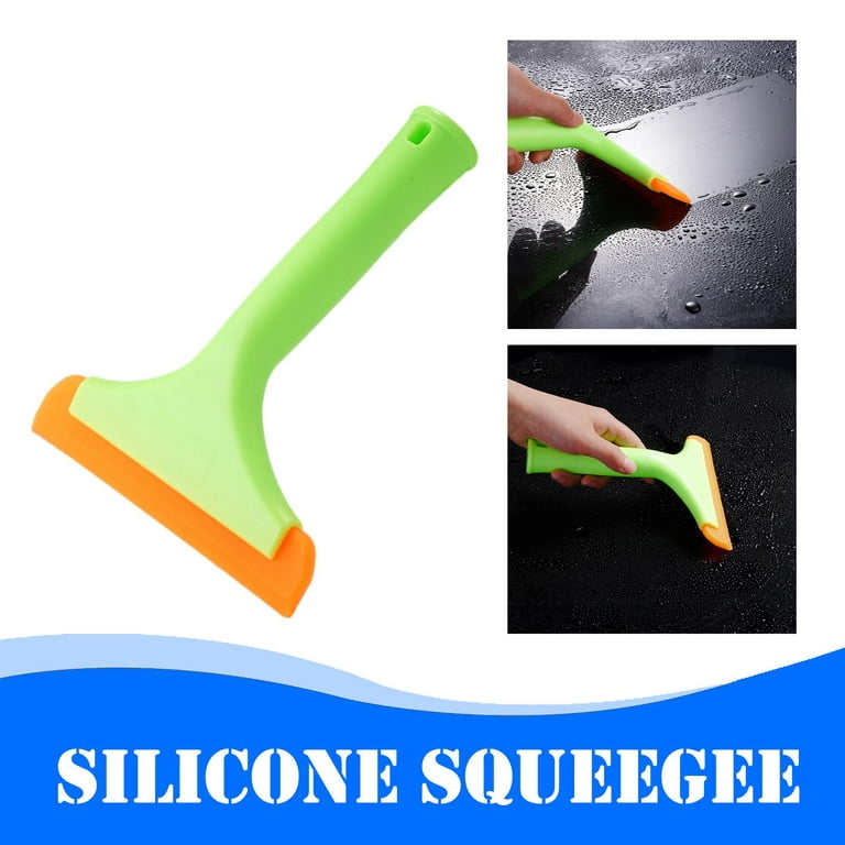 Long Handle Super Flexible Silicone Squeegee Water Wiper Shower