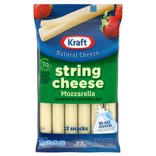 Frigo Cheese Heads Mozzarella String Cheese, Cheese Snacks, 12 oz, 12 Count  