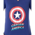 thumbnail image 2 of Marvel Comics Women's Captain America Shirt And Jogger Pants Pajama Set, 2 of 6