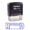 thumbnail image 2 of Printtoo REFUNDED Self Inking Rubber Stamp Office Stationary Stamp-Blue, 2 of 2