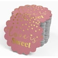 thumbnail image 4 of Inkdotpot Love Is Sweet Wedding Bottle Tag Real Gold Foil Favor Hang Tags 100 Pack, 4 of 6