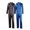 Blue, variant on Gkeoshab Pajamas for Women Set Silk Pajamas for Men Lady's Autumn Pajamas Long Sleeve Shirt Set Solid Color Casual Small Lapel Cardigan Wear Sleepdress