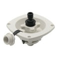 thumbnail image 1 of yeacher White PP RV Water Inlet with Quick Connector, Built-in Check Valve, 117mm Size, 20.2mm Pipe Diameter, Easy Installation, 1 of 6