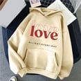 thumbnail image 7 of Pimelu Valentine Sweater for Women Womens Valentines Day Hooded Sweatshirts Oversized Pocket Drawstring Pullover Hoodies Tops Trendy Love Letter Print Sweatshirts, 7 of 7