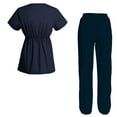thumbnail image 2 of Women's Scrubs Set Scrub Top and Pants Scrubs Set, 2 of 3