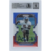 Azeez Ojulari New York Giants Autographed 2021 Panini Prizm Red White & Blue #386 Beckett Fanatics Witnessed Authenticated 10 Rookie Card - Fanatics Authentic Certified