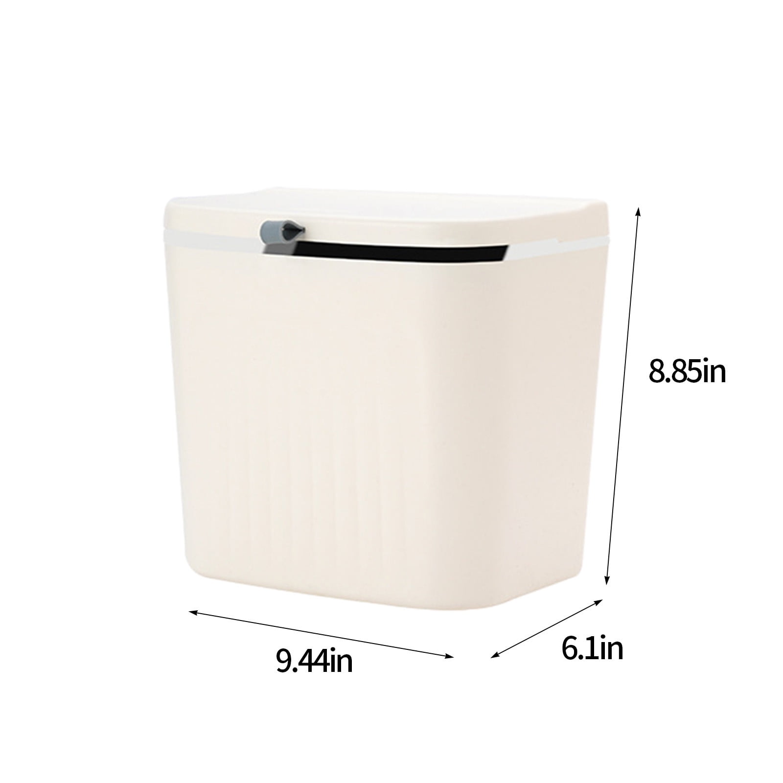Jubipavy Hanging Trash Can with Lid Kitchen Cabinet Door Hanging Trash Can Cover Cabinet Trash Can Door Hanging Trash Can Under Sink Door Trash Can RV Bathroom