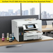 Epson EcoTank Pro ET-5800 Wireless Color All-in-One Supertank Printer with Scanner, Copier, Fax and Ethernet