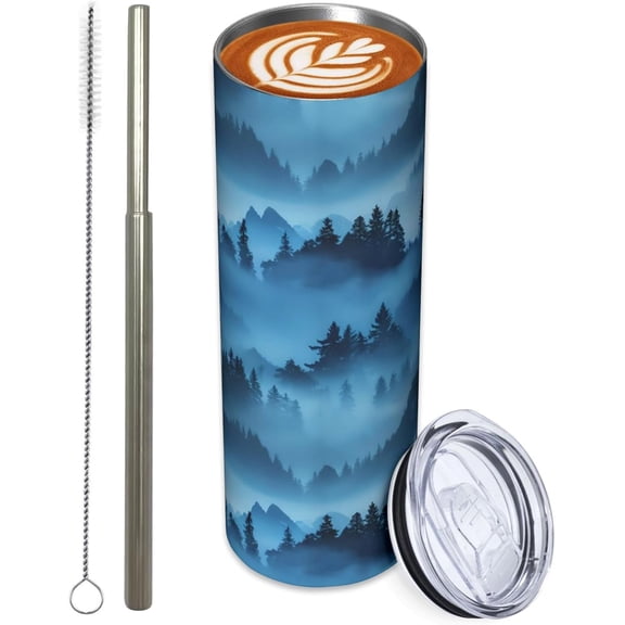 Stainless Steel Tumbler 20oz with Lid and Straw, Pumpkin Tumbler for Hot and Cold Beverages, Travel Coffee Mug Insulated Tumblers Cups, Birthday Gifts for Women Adults Kids