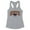 Heather Grey, variant on Halloween Auntie Tank Top Fitted Racerback Women's Large White