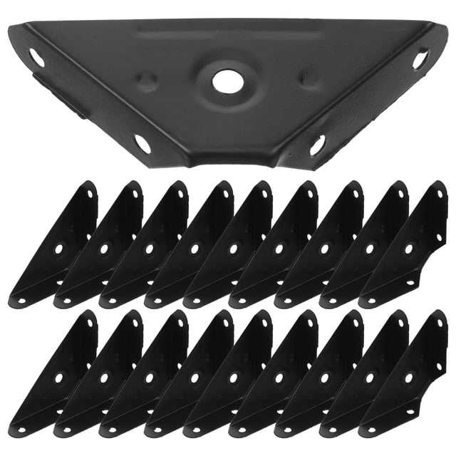 SHISUYAN 20pcs Corner Code Reinforced Angle Brackets Multifunctional Connecting Brackets