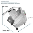 thumbnail image 4 of Procesadora de Alimentos Industial 9 discos Picatodo SHORBULL, 4 of 11