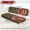 thumbnail image 7 of FKELYI Grunge USA Flag Hunting Leaf Elk Print Anti-Dust Mule Bench Seat Cover Backrest Cover UTV ATV Accessories Waterproof Powersports Seats Covers UTV Interior Decor, 7 of 7
