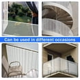 thumbnail image 6 of GoXteam 3 x 15 ft Balcony Safety Net, Banister Guard for Pets, Kids, and Toys, Railing Mesh Netting for Balcony, Stairs, Stairway, Childproof Safety Fence for Indoor & Outdoor Use, 6 of 7