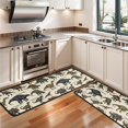 thumbnail image 3 of Kitchen Rugs Sets Of 2,Colorful Dinosaurs Scientific Pattern Anti Fatigue Kitchen Mat Rugs Non Slip Washable,Decorative Kitchen Floor Mats for Kitchen,Sink,Laundry,17"x47"+17"x47", 3 of 5