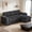 Gray, variant on 85" Modular Sectional Sofa, L Shaped 3-Seater Sleeper Sofa with Pull Out Bed &Hidden Storage, Cup Holders & USB.
