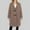 Khaki, variant on AOOCHASLIY Women Coat Fashion Women Casual Pockets Button Long Sleeve Tops Long Coat