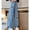 Blue, variant on SGFCWSX Baggy Jeans for Girls Ripped Elastic Waist Denim Pants Casual with Pockets Pant Black Size 6 Years