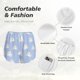 thumbnail image 4 of Balery Cute Poodle Dog Pantalones cortos deportivos para mujer con forro y dos bolsillos, elásticos, para entrenamiento, gimnasio, yoga-Small, 4 of 7