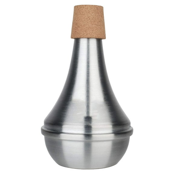 Luxshiny Trombone Practice Mute Silver Aluminum Cork 1Pcs