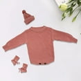 thumbnail image 2 of REDARER Customizable Name Hand Embroidered Baby Knitted Jumpsuit Autumn and Winter Boy Sweater Cute Crawling Dress Boy Style,Kids Clothing,Size:, 2 of 4