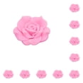thumbnail image 1 of Bearachild 10 Uds. De flores de margaritas de arcilla artesanal, duradero, autoensamblaje, pequeño adorno hecho a mano, adornos vívidos, Decoración del hogar Rosado, 1 of 6