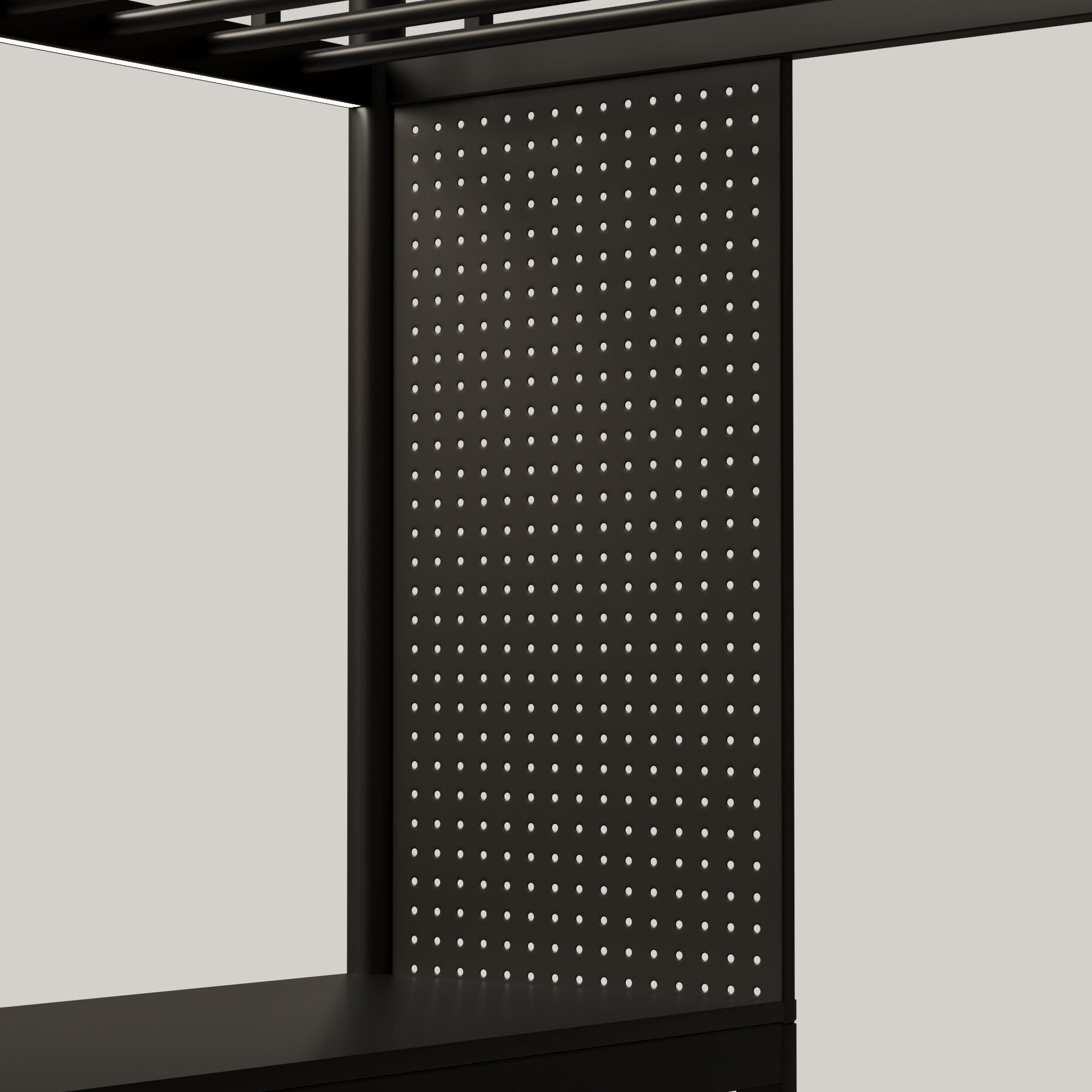 Leumius Full over Full Bunk Bed with Desk and Storage Stairs,Metal Bed Frame with Full Length Guardrails and Ladders, Black
