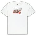 thumbnail image 2 of Men's Concepts Sport White/Charcoal Cleveland Browns Big & Tall Top and Shorts Set, 2 of 3