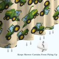 thumbnail image 6 of Cartoon Tractors Harvesters Beige Pattern Shower Curtain 36"x72" ,Bathroom Decorative Shower Curtains Set with 12 Hooks,Modern Waterproof Washable Shower Curtain, 6 of 6