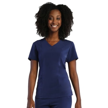 Maevn Womens PureSoft 3-Panel V-Neck Top