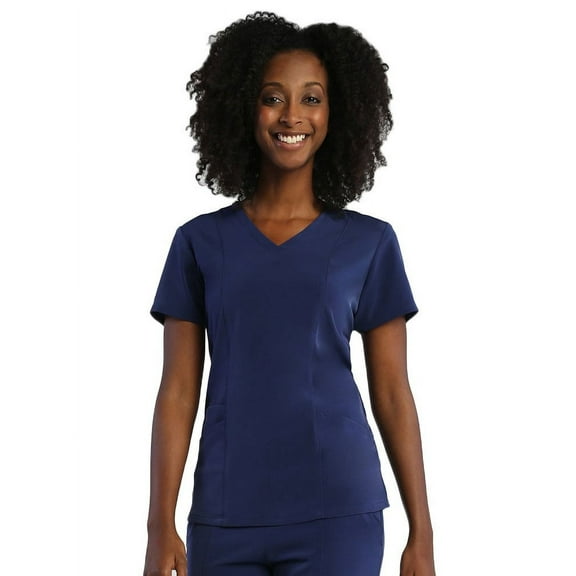 Maevn Womens PureSoft 3-Panel V-Neck Top