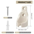 thumbnail image 3 of Windproof Bungee Ball Receiver Set of 8 Sturdy Plastic Mounts for Blinds Easy Installation, 3 of 8