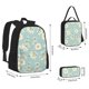 thumbnail image 2 of Disketp Floral Daisy Mochila Estampada de Gran Capacidad con Lonchera y Estuche, Set de 3 Piezas para Estudiantes, 2 of 7