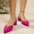 thumbnail image 4 of Willtoo Pointed Toe Mule Sandals for Women, High Heel Slippers for Office, Spring Casual Sandal, 4 of 6