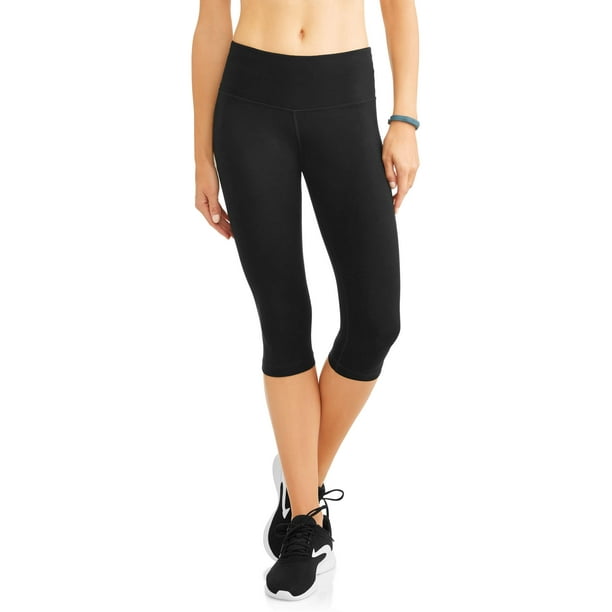 Athletic Works - Women's Active Core Cotton Capri Legging - Walmart.com ...