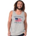 thumbnail image 4 of One Nation Distressed Flag USA Pride Womens Slim Fit Graphic Tee Brisco Brands M, 4 of 6