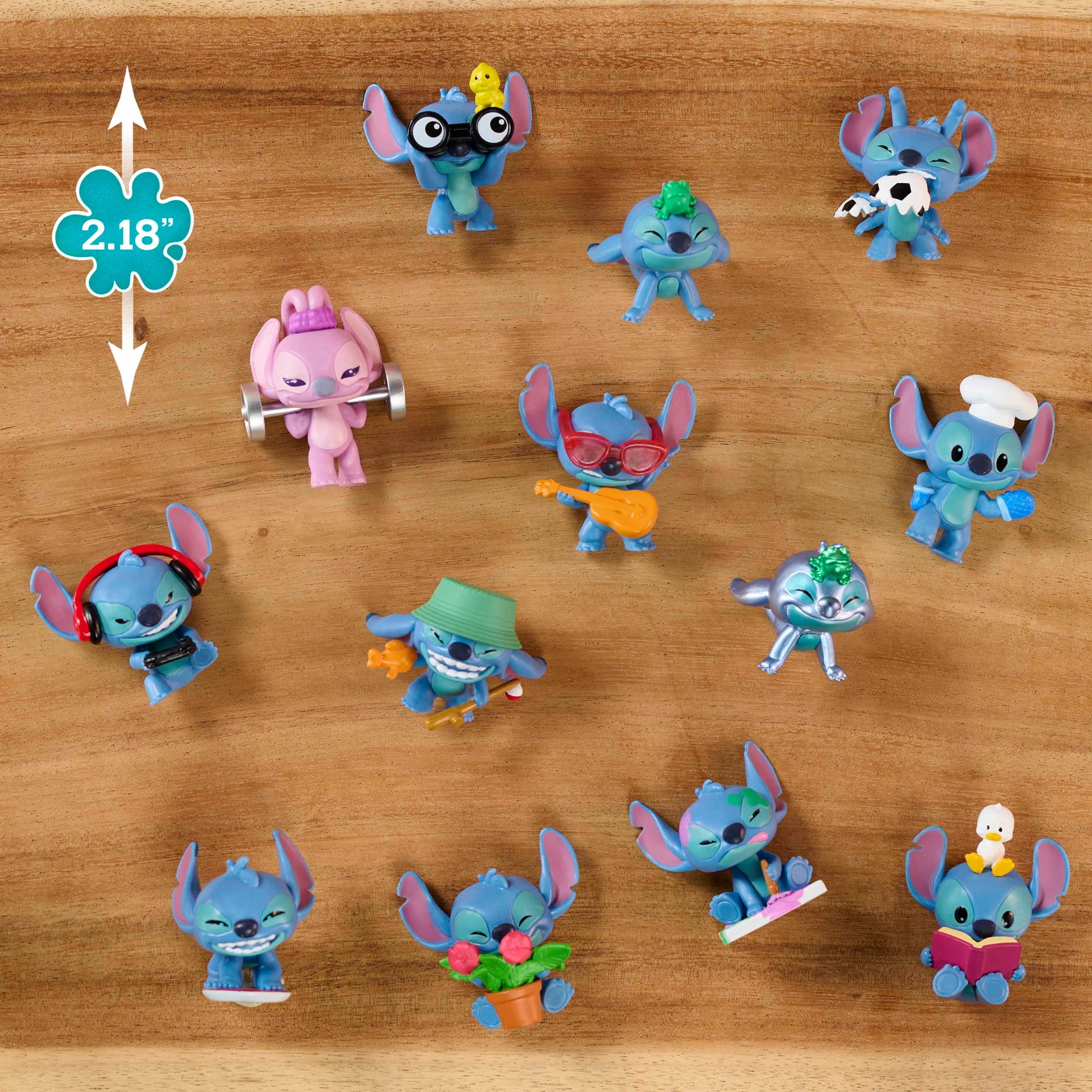 Disney Stitch Thats So Stitch Collectible Figures, 2 Inch Surprise Figure, 13 to Collect, Kids Toys (图3)